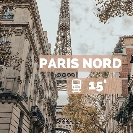 Xxl -10 Pers - 2 Pkg - 10 Mn Paris Apartment Epinay-sur-Seine
